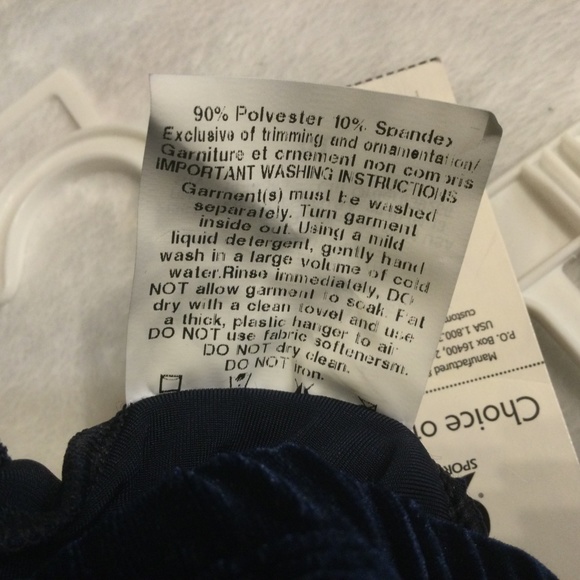 Elite Sportswear 3" Dark Royal Blue Velvet micro-mini workout shorts - Picture 5 of 7